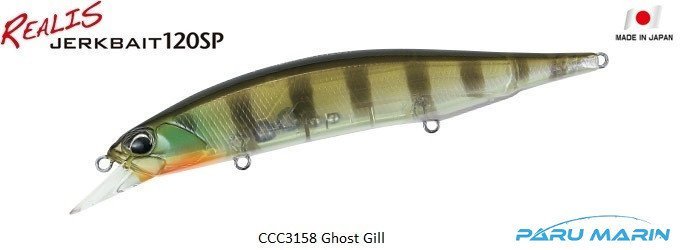 Duo Realis Jerkbait 120SP CCC2158 / Ghost Gill