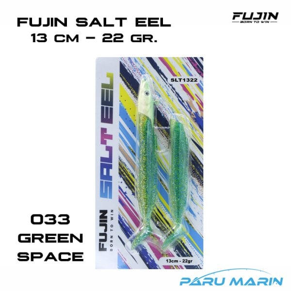 Fujin Salt Eel 13cm 22gr x2 Silikon Yem 033 Green Space
