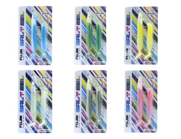 Fujin Salt Eel 13cm 22gr x2 Silikon Yem 034 Glowy