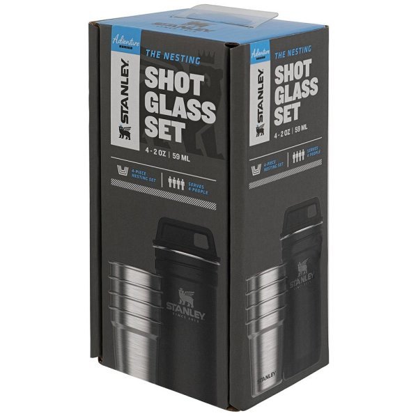 Stanley Adventure Çelik Shot Bardak Seti SİYAH