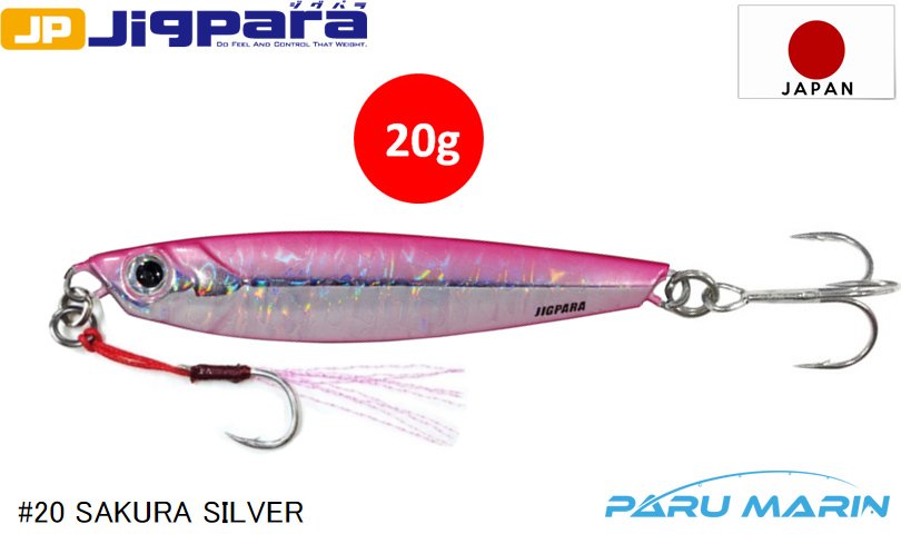 Major Craft Jigpara Short JPS-20gr. #20 Sakura Silver