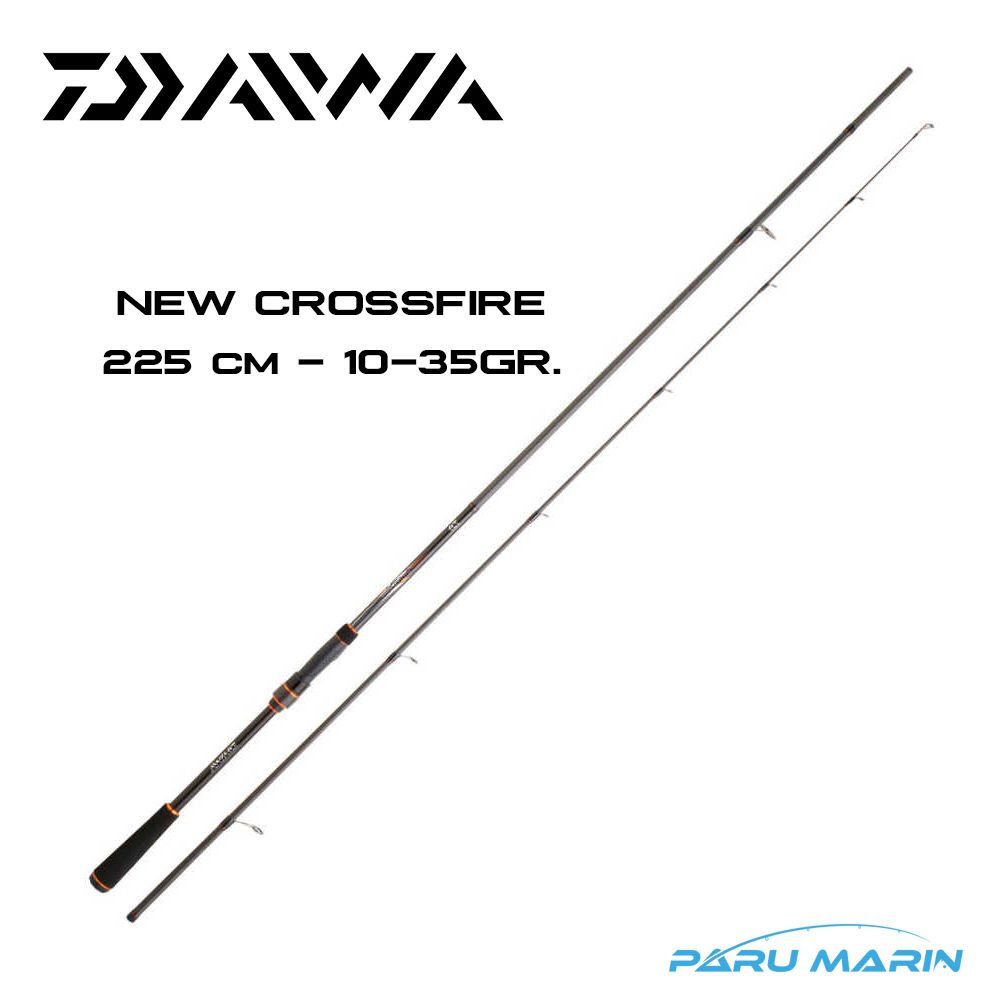 Daiwa New Crossfire 225cm 10-35gr. Spin Kamış (CF742HMHFSCF)