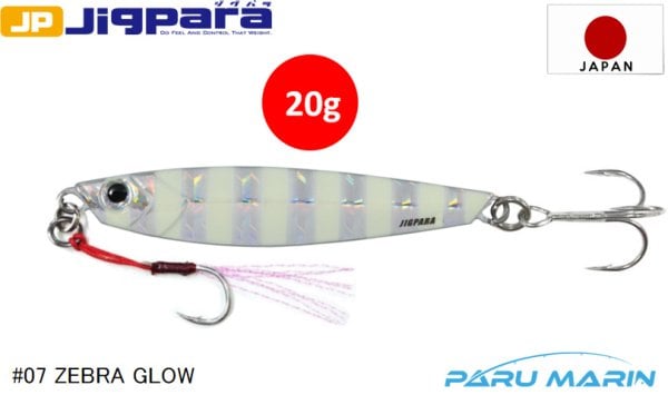 Major Craft Jigpara Short JPS-20gr. #07 Zebra Glow