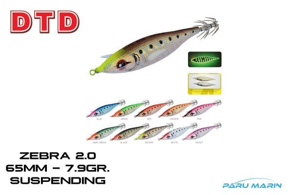 DTD Zebra 2.0 65mm 7.9gr. Kalamar Zokası