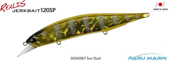 Duo Realis Jerkbait 120SP DDAZ067 / Sun Dust