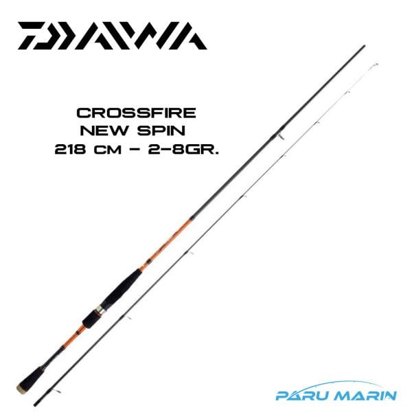 Daiwa Crossfire New Spin 218cm 2-8gr. Spin Kamış (CF722ULXFSBF)