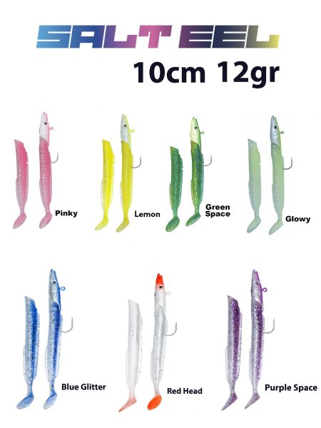 Fujin Salt Eel 10cm 12gr x2 Silikon Yem 032 Blue