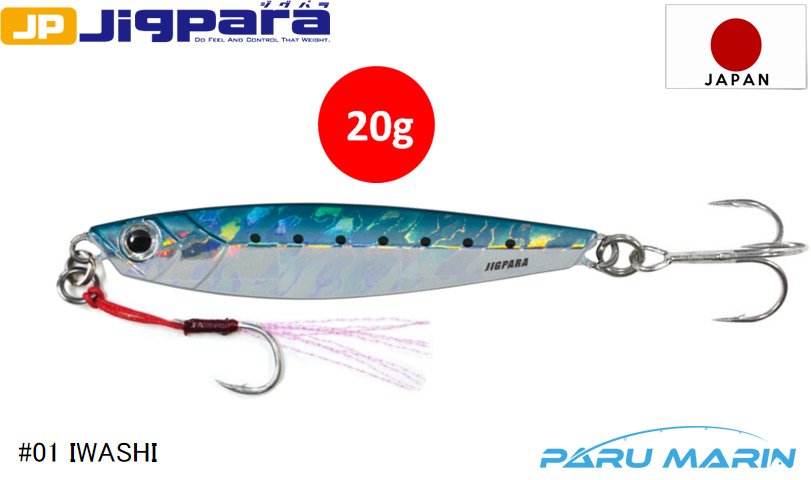 Major Craft Jigpara Short JPS-20gr. #01 Iwashi