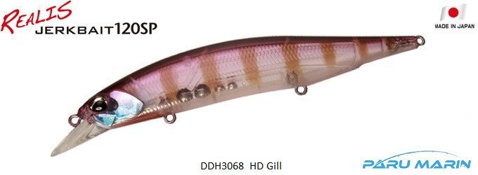 Duo Realis Jerkbait 120SP DDH3068 / HD Gill