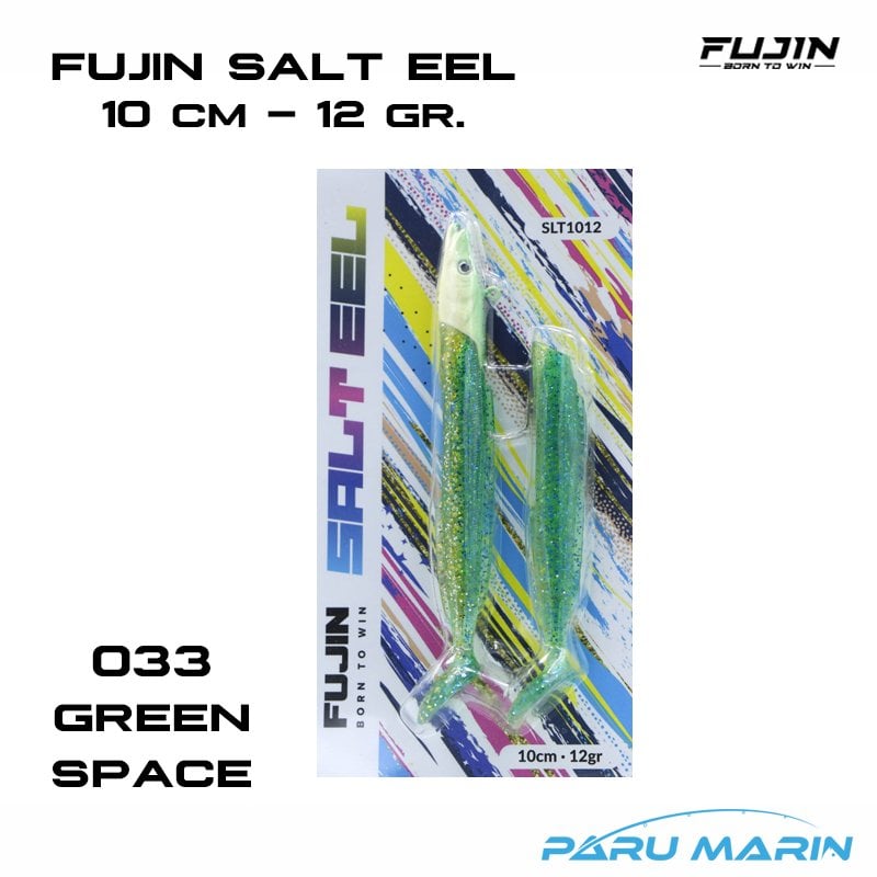 Fujin Salt Eel 10cm 12gr x2 Silikon Yem 033 Green Space