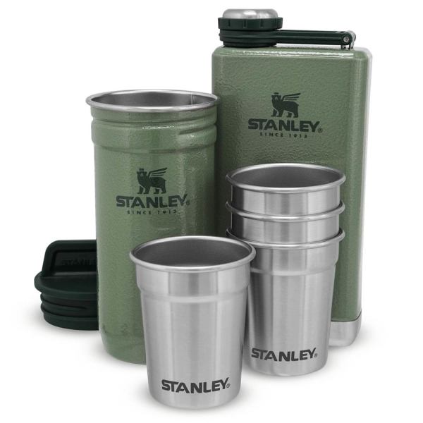 Stanley Adventure Çelik Shot Bardak ve Matara Seti SİYAH