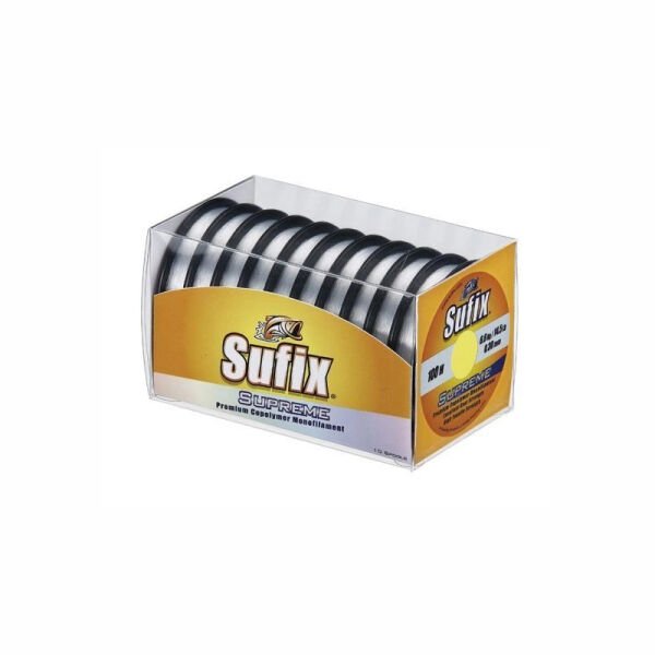 Sufix Supreme Monofilament Misina 100'er Metre 0.25mm - 4.5kg.