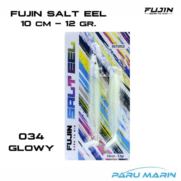 Fujin Salt Eel 10cm 12gr x2 Silikon Yem 034 Glowy