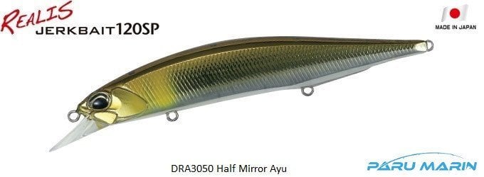 Duo Realis Jerkbait 120SP DRA3050 / Half Mirror Ayu