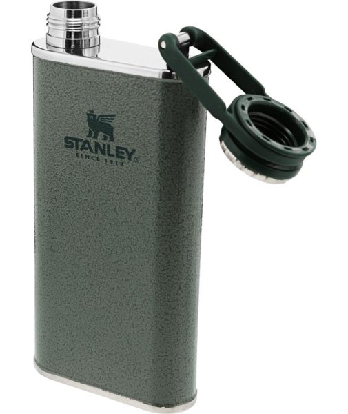 Stanley Klasik Paslanmaz Çelik Cep Matarası 0.23Lt. YEŞİL