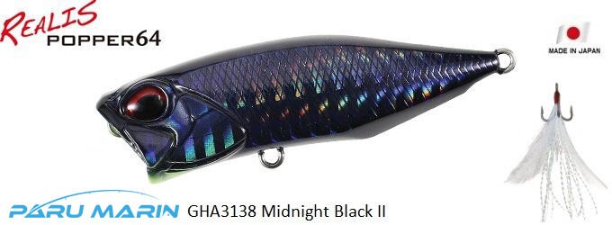 Realis Popper 64 GHA3138 / Midnight Black II