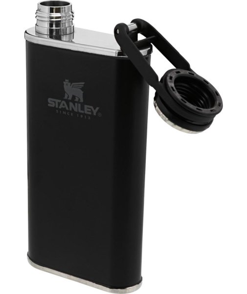 Stanley Klasik Paslanmaz Çelik Cep Matarası 0.23Lt. SİYAH