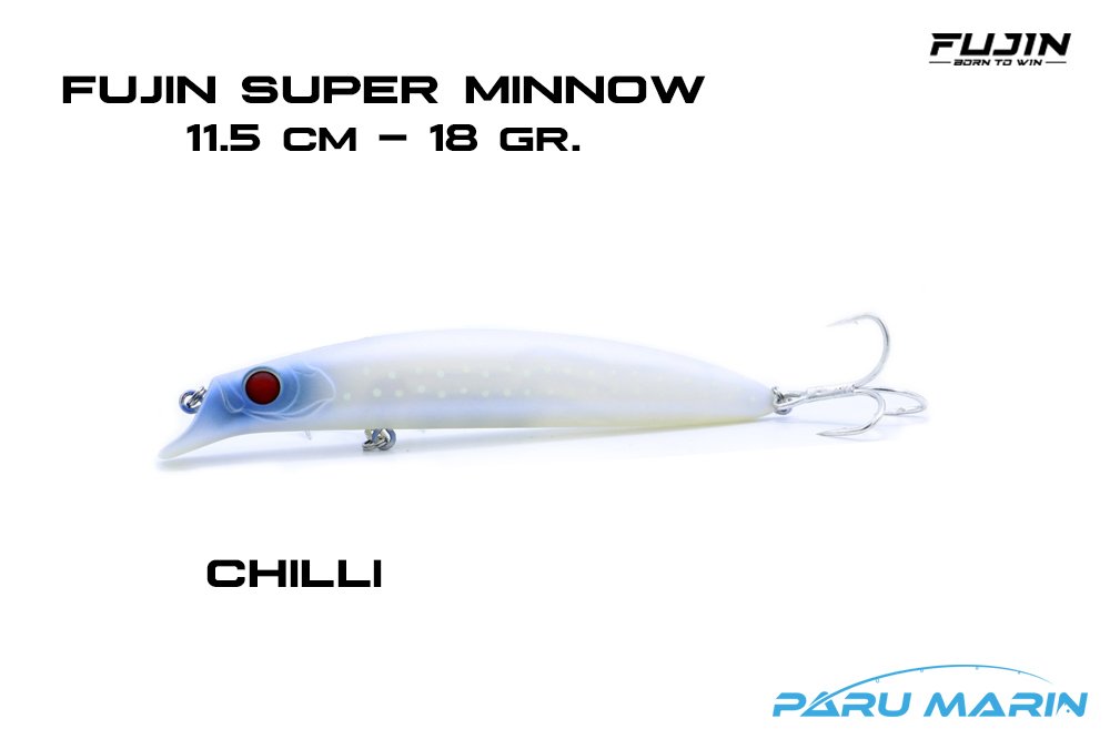 FUJIN Super Minnow 11.5cm 18gr Maket Balık Chilli