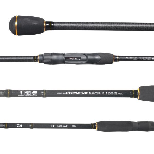 Daiwa New RX Lure Game 244cm 7-28gr. Spin Kamış (RX802MHFSBF)