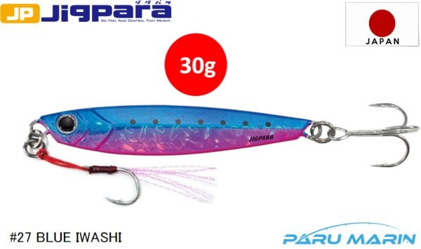 Major Craft Jigpara Short JPS-30gr #27 Blue Iwashi