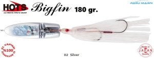 Hots Bigfin Inchiku 180gr. 	02  Silver