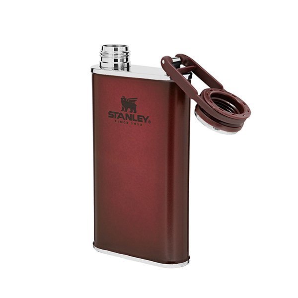 Stanley Klasik Paslanmaz Çelik Cep Matarası 0.23Lt. BORDO