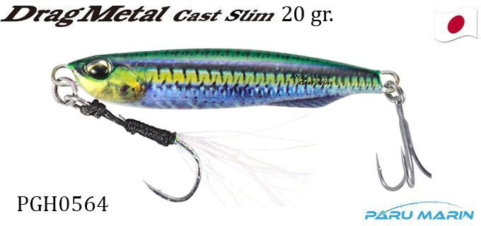 Duo Drag Metal Cast Slim Jig 20gr. PGH0564 / Real Gold Nago GB