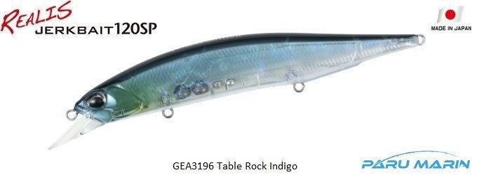 Duo Realis Jerkbait 120SP GEA3196 / Table Rock Indigo