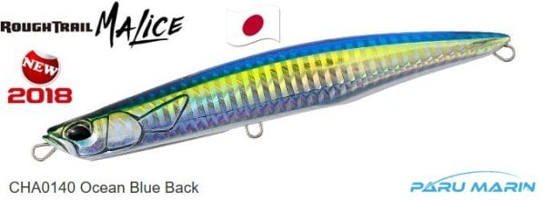 Duo Rough Trail Malice 130 CHA0140 / Ocean Blue Back