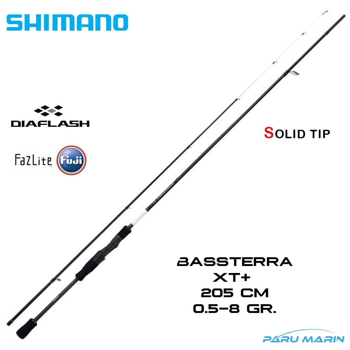 Shimano BASSTERRA XT +  205cm 0.5-8gr. LRF Kamış