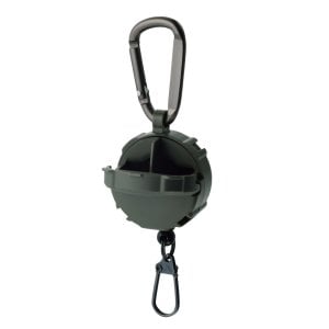 Daiichiseiko Carabiner Reel + Micro Case 2 Gözlü Aksesuar Askısı Foliage Green