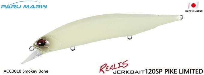 Duo Realis Jerkbait 120SP Pike ACC3018 / Smokey Bone