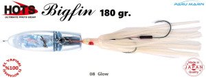 Hots Bigfin Inchiku 180gr. 	08  Glow