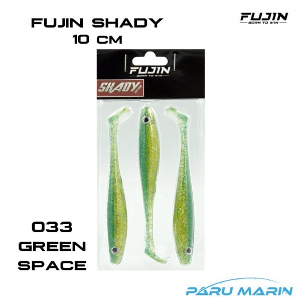 Fujin Shady 10cm Silikon Balık 033 Green Space
