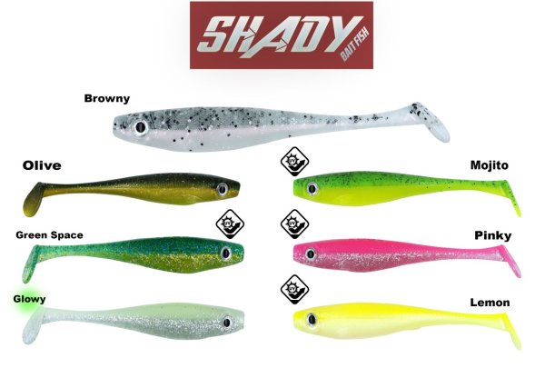 Fujin Shady 10cm Silikon Balık 034 Glowy