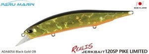 Duo Realis Jerkbait 120SP Pike ADA4054 / Black Gold OB