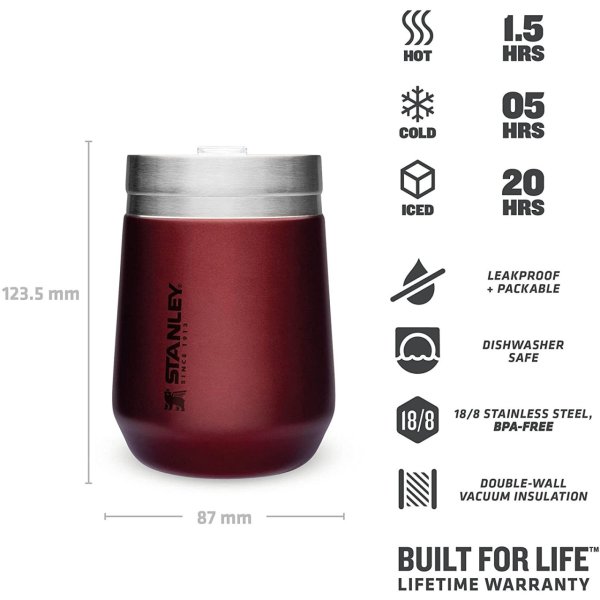 Stanley Go Everyday Tumbler Termos Bardak 0.29LT. BORDO