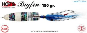 Hots Bigfin Inchiku 180gr. 	11  UV R.G.B. Abalone Zebra