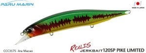 Duo Realis Jerkbait 120SP Pike CCC3175 / Ara Macao