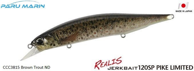Duo Realis Jerkbait 120SP Pike CCC3815 / Brown Trout ND