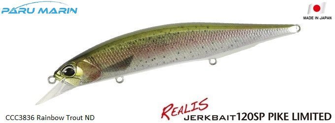 Duo Realis Jerkbait 120SP Pike CCC3836 / Rainbow Trout ND
