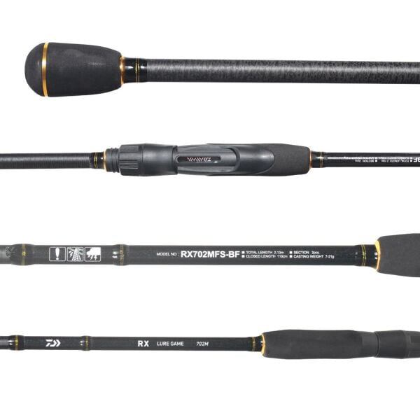 Daiwa New RX Lure Game 244cm 7-28gr. Spin Kamış (RX802HFSBF)