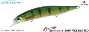Duo Realis Jerkbait 120SP Pike CCC3864 / Yellow Perch ND