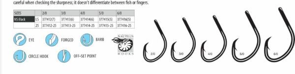 Gamakatsu Nautilus HD Circle 6/0 Orkinos İğnesi