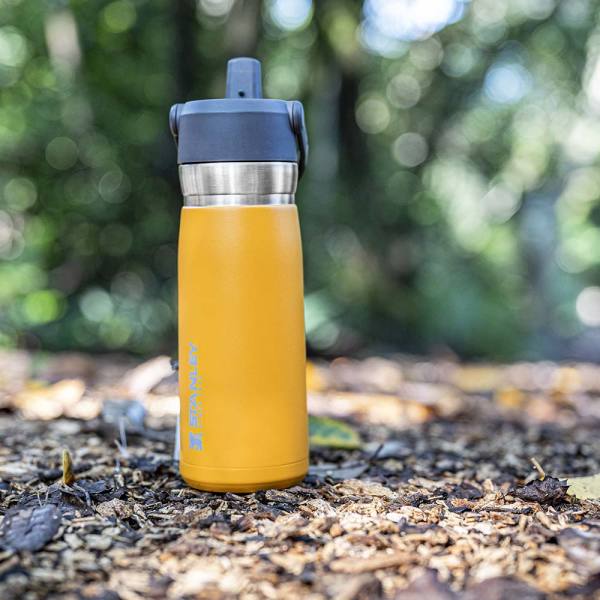 Stanley GO Iceflow Pipetli Paslanmaz Çelik Soğuk Su Termosu 0.65 LT TURUNCU
