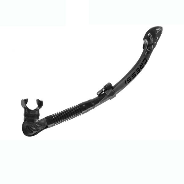 Cressi Alpha Ultra Dry Şnorkel Black / Black