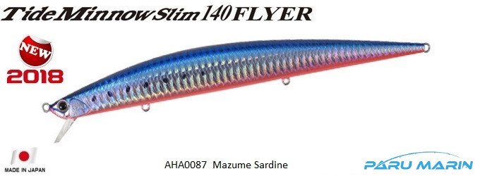 Duo Tide Minnow Slim Flyer 140 AHA0087 / Mazume Sardine
