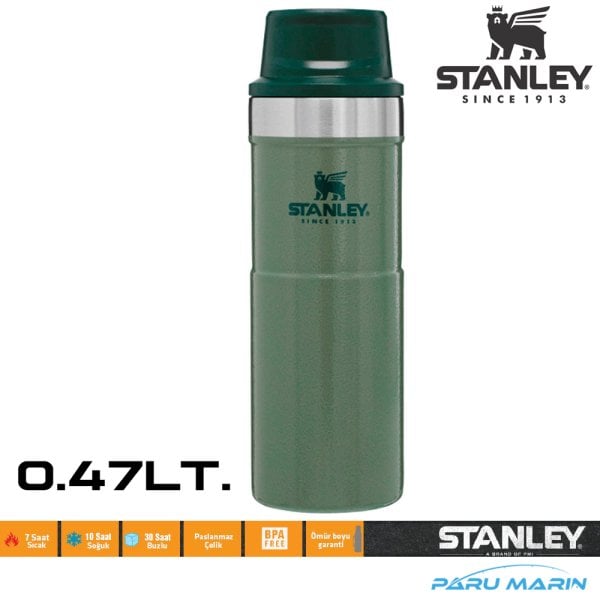 Stanley Klasik Trigger-Action Seyahat Bardağı 0.47Lt. YEŞİL
