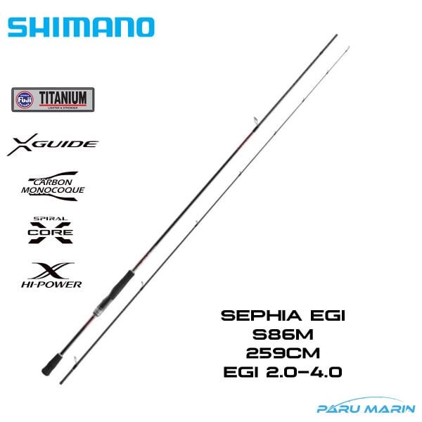 Shimano Sephia SS S86M 2.59mt EGI 2.0-4.0 Kalamar Spin Kamış