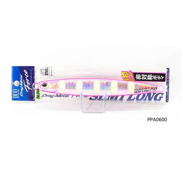 Duo Drag Metal Force Jig Semi Long 200gr. PPA0600 Pink Silver Glow Zebra